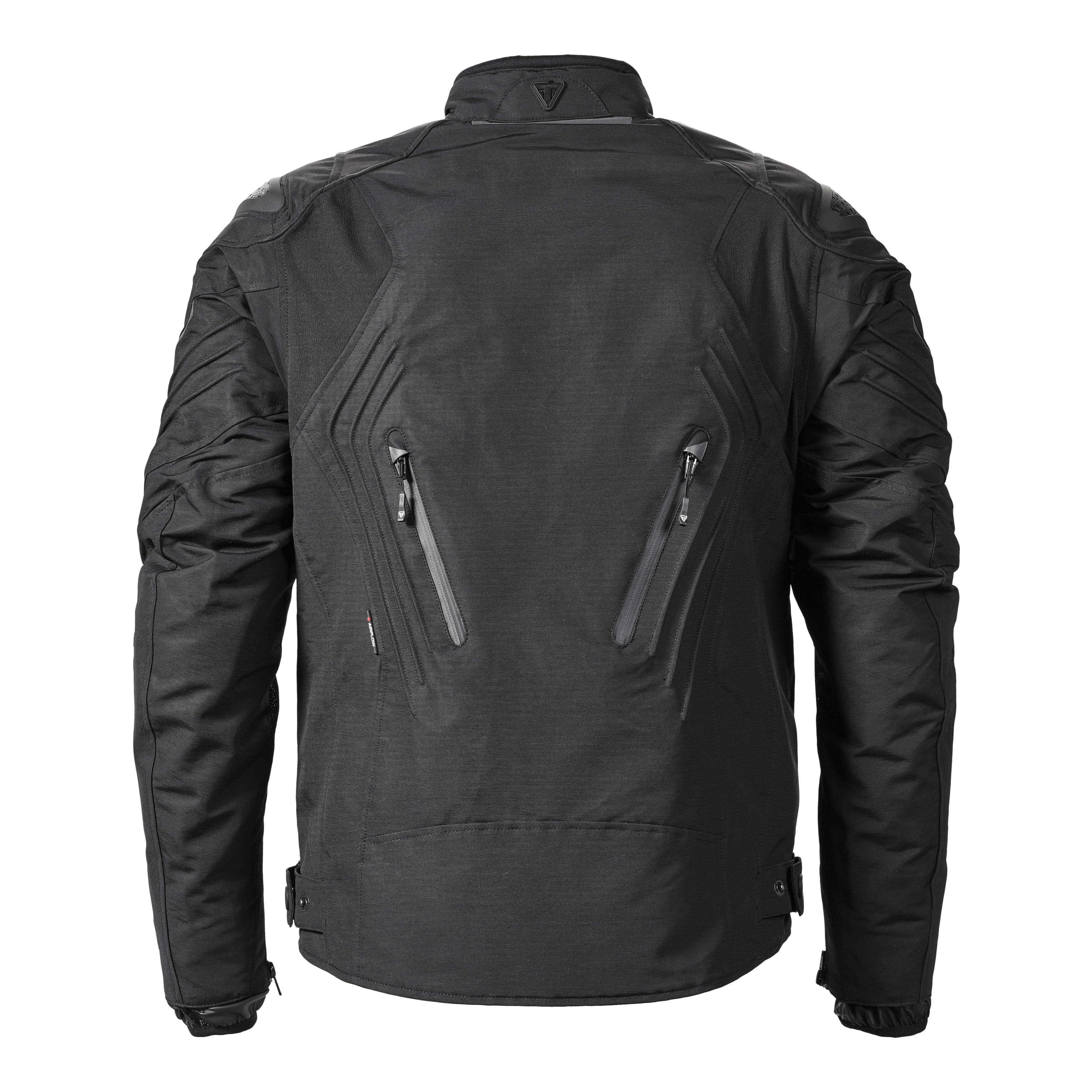 Triple Mesh Motorcycle Roadster Black Jacket | Motorcycle Clothing